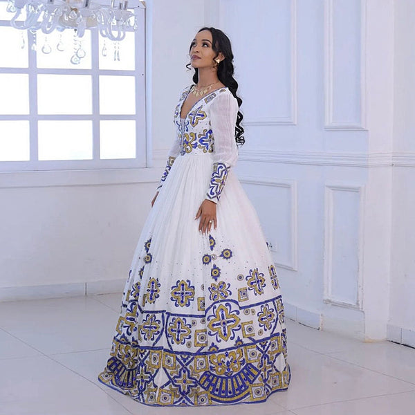 Habesha Wedding Dress - EthiopianClothing.Net