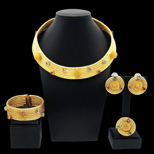 24K Original Women Luxury Jewelry Set