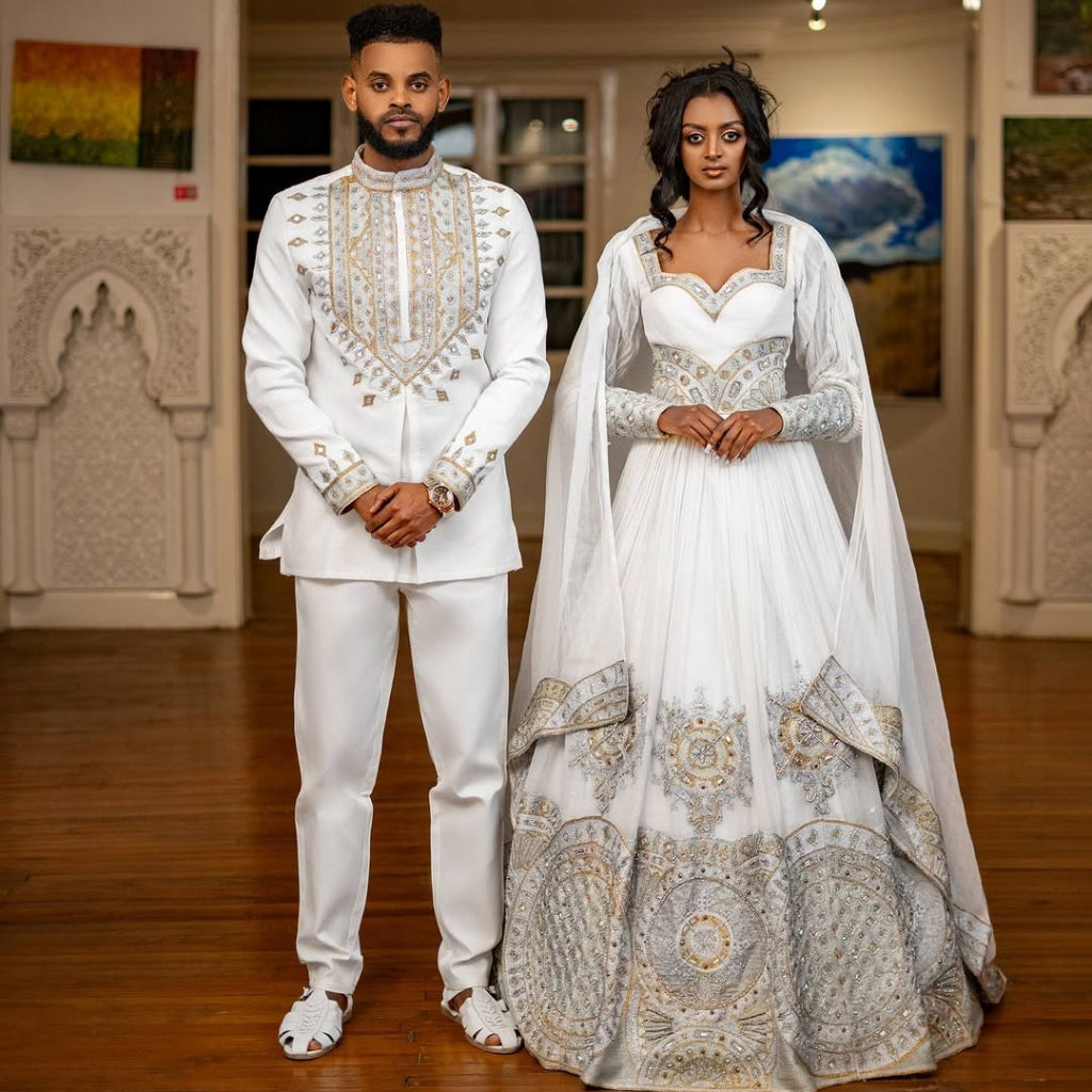 Weeding Cloth Collection Asmeret Ethiopian Weeding Clothes - EthiopianClothing.Net