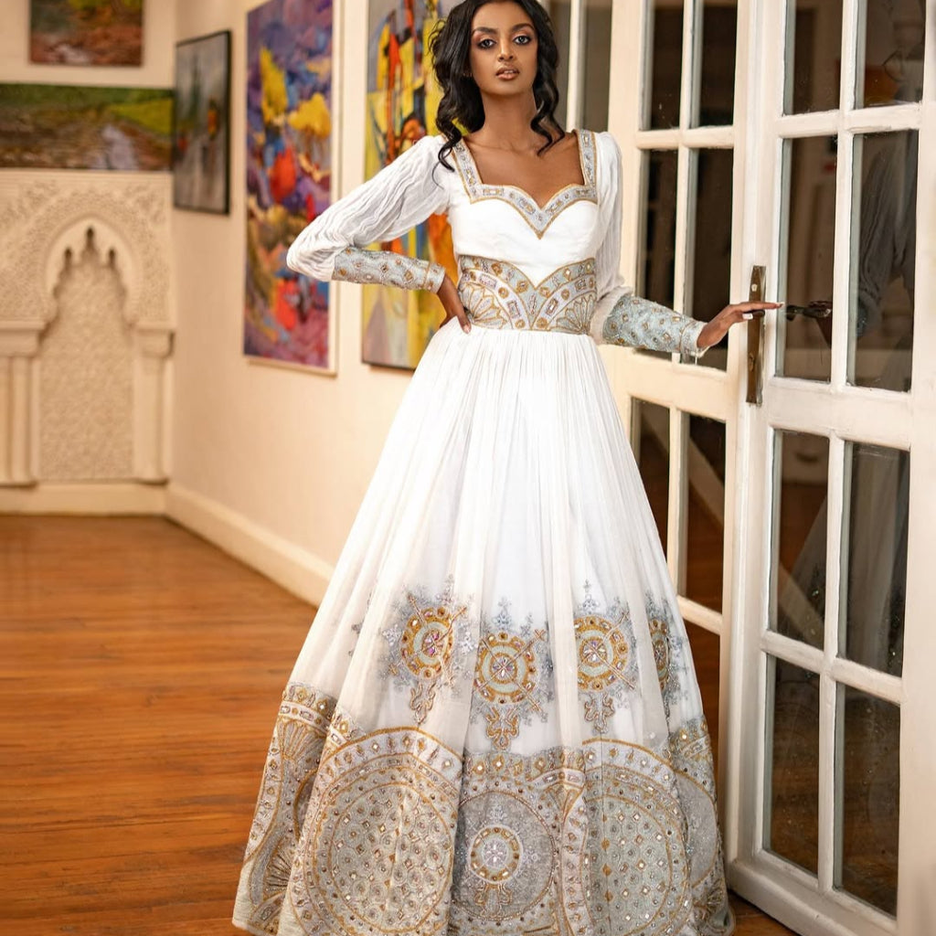 Weeding Cloth Collection Asmeret Ethiopian Weeding Clothes - EthiopianClothing.Net