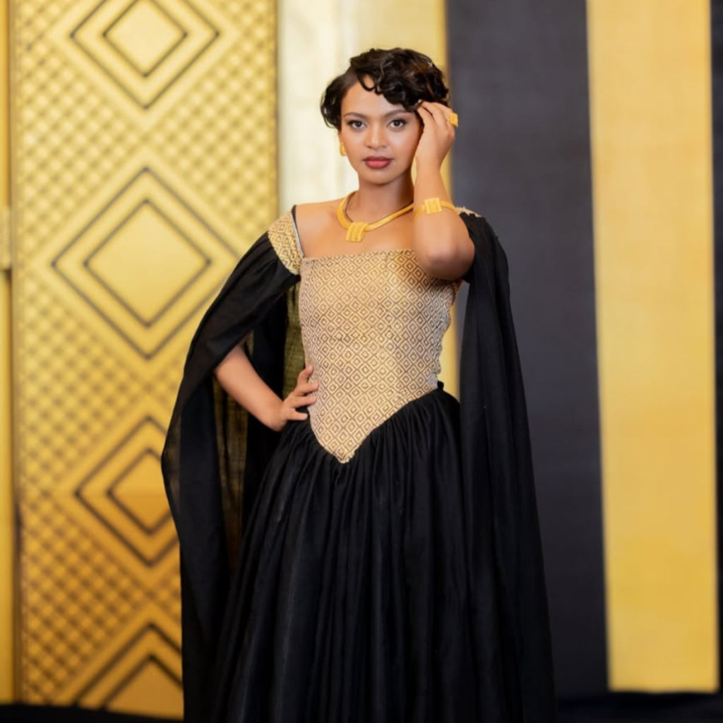 Black Ethiopian Clothes L Black Ethiopian Clothes L