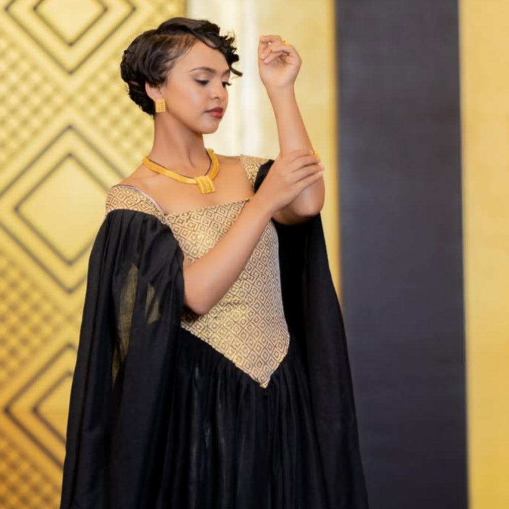 Black Ethiopian Clothes L Black Ethiopian Clothes L
