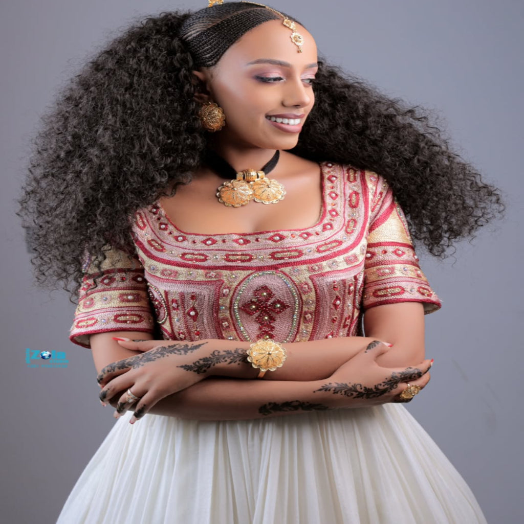 Weeding Cloth Collection Cultural Ethiopian, Eritrean Habesha Wedding Dresses Tagged
