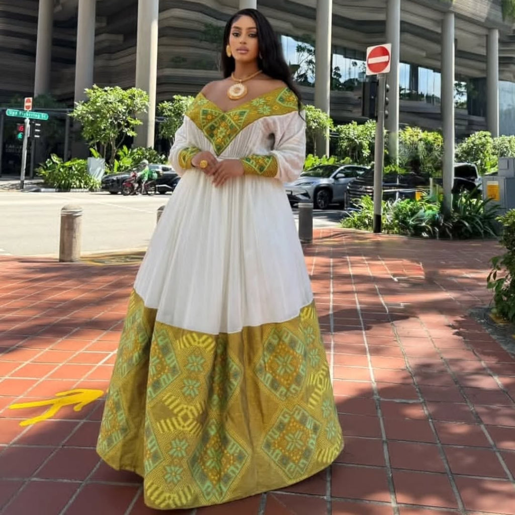 Fire Habesha Dress