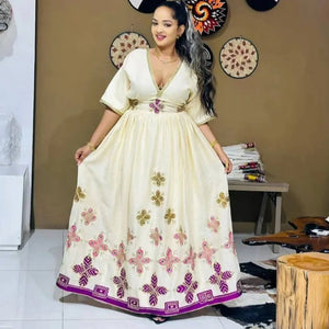 Fiyorina Ethiopian Tradional Dress2