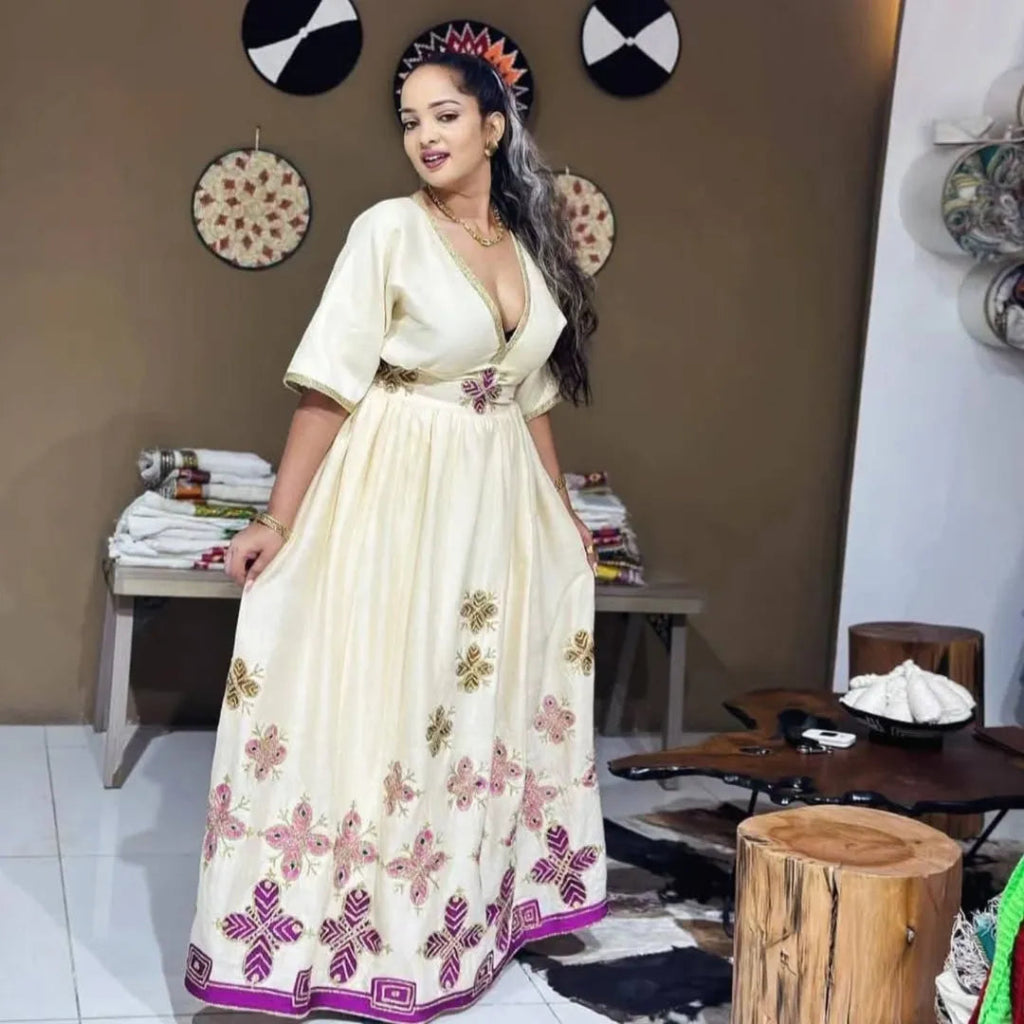 Fiyorina Ethiopian Traditonal Dress3