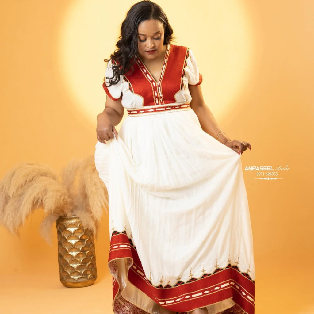 Hareg Ethiopian Traditonal Dress2