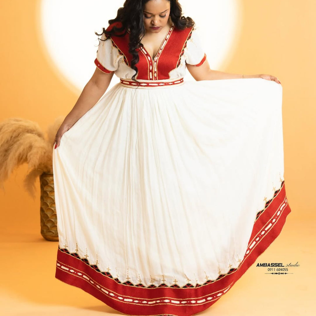 Hareg Ethiopian Traditonal Dress