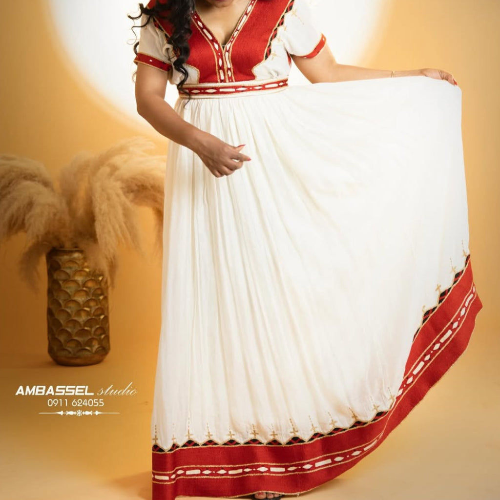 Hareg Ethiopian Traditonal Dress3