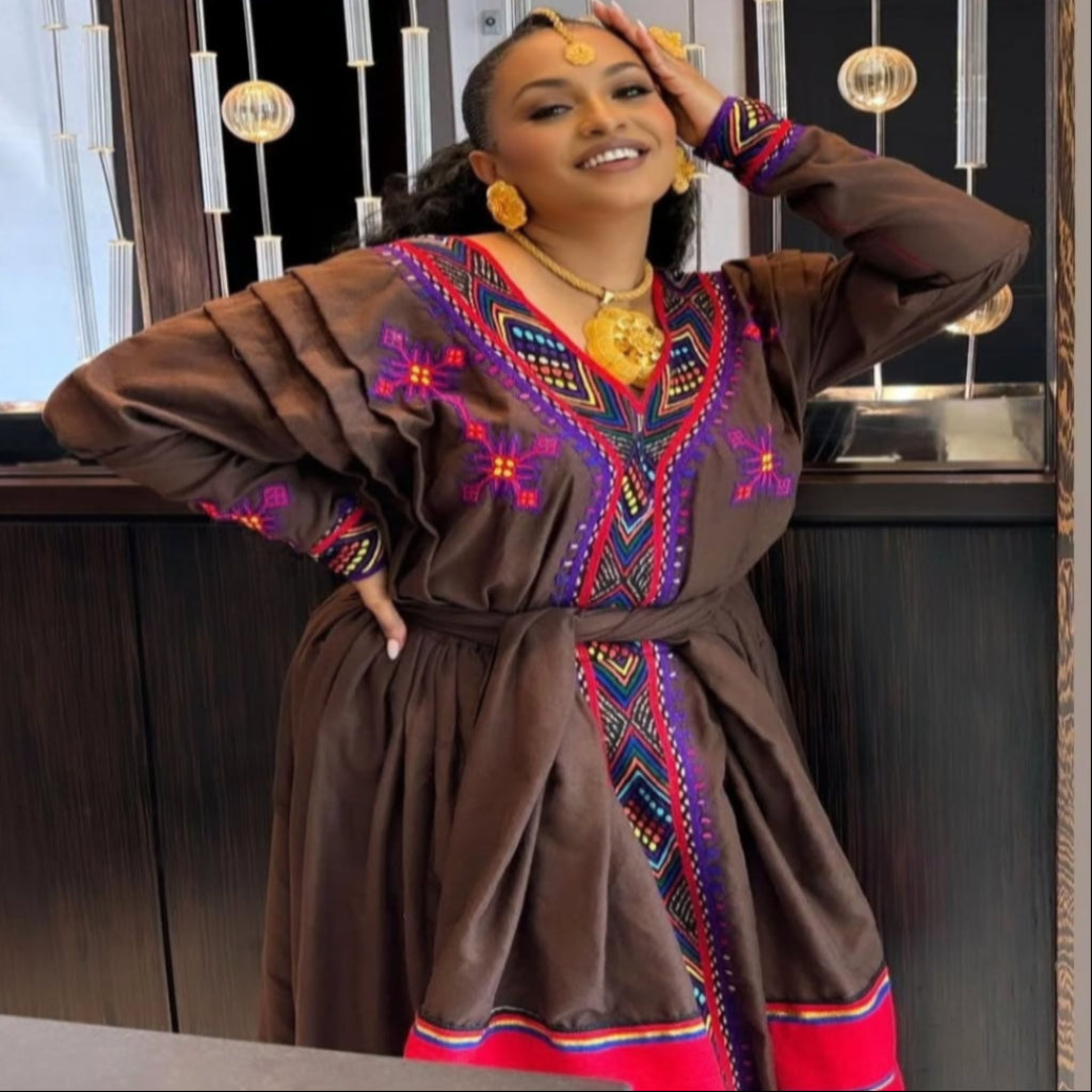 Hibist Ethiopian Dress