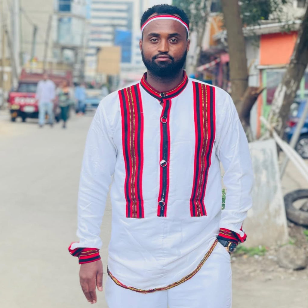 Kuma Oromo Traditonal Men's Clothe