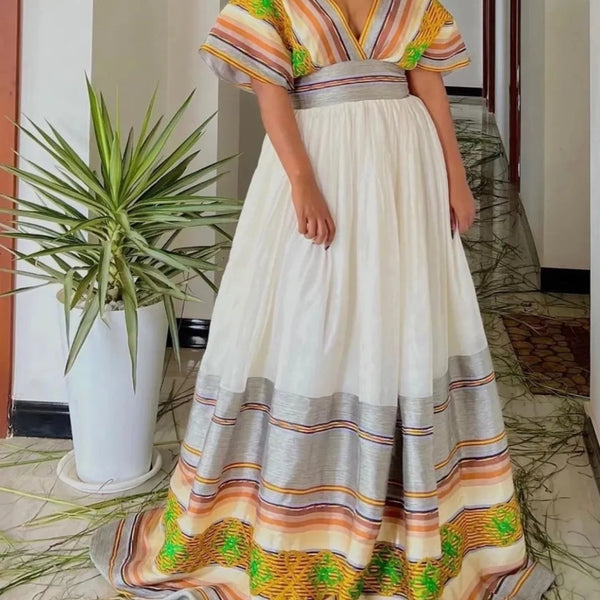 Lulit Lulit Habesha Dress - EthiopianClothing.Net