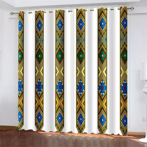 Telet Pattern Ethiopian Eritrean Curtain