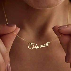 Amharic Name Necklace for Women Girl