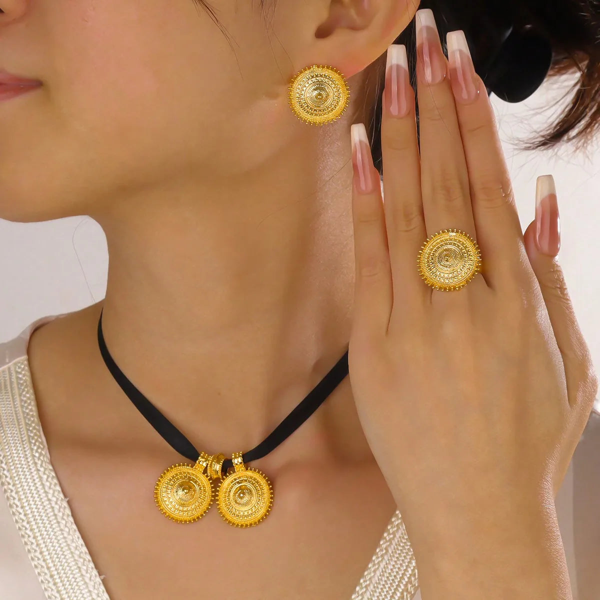 ethiopian jewelry set for wedding