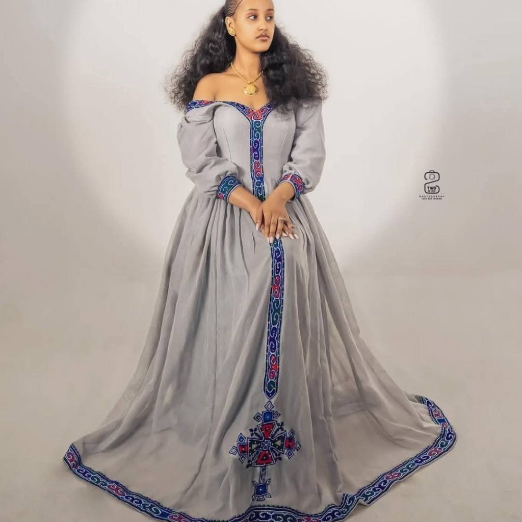 Habesha Kemis Ethiopian Traditional Clothes Price Ethiopian Dress, Traditional Habesha Clothes, 100% Cotton, Green Habesha Kemis Ethiopian Traditional Clothes Price Ethiopian Dress, Traditional Habesha Clothes, 100% Cotton, Green