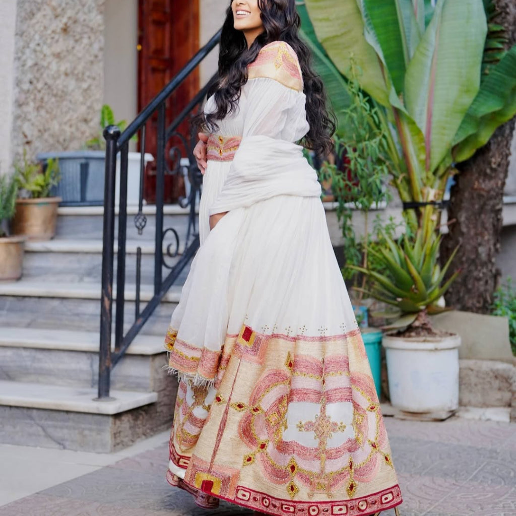 Serki Habesha Traditonal Dress