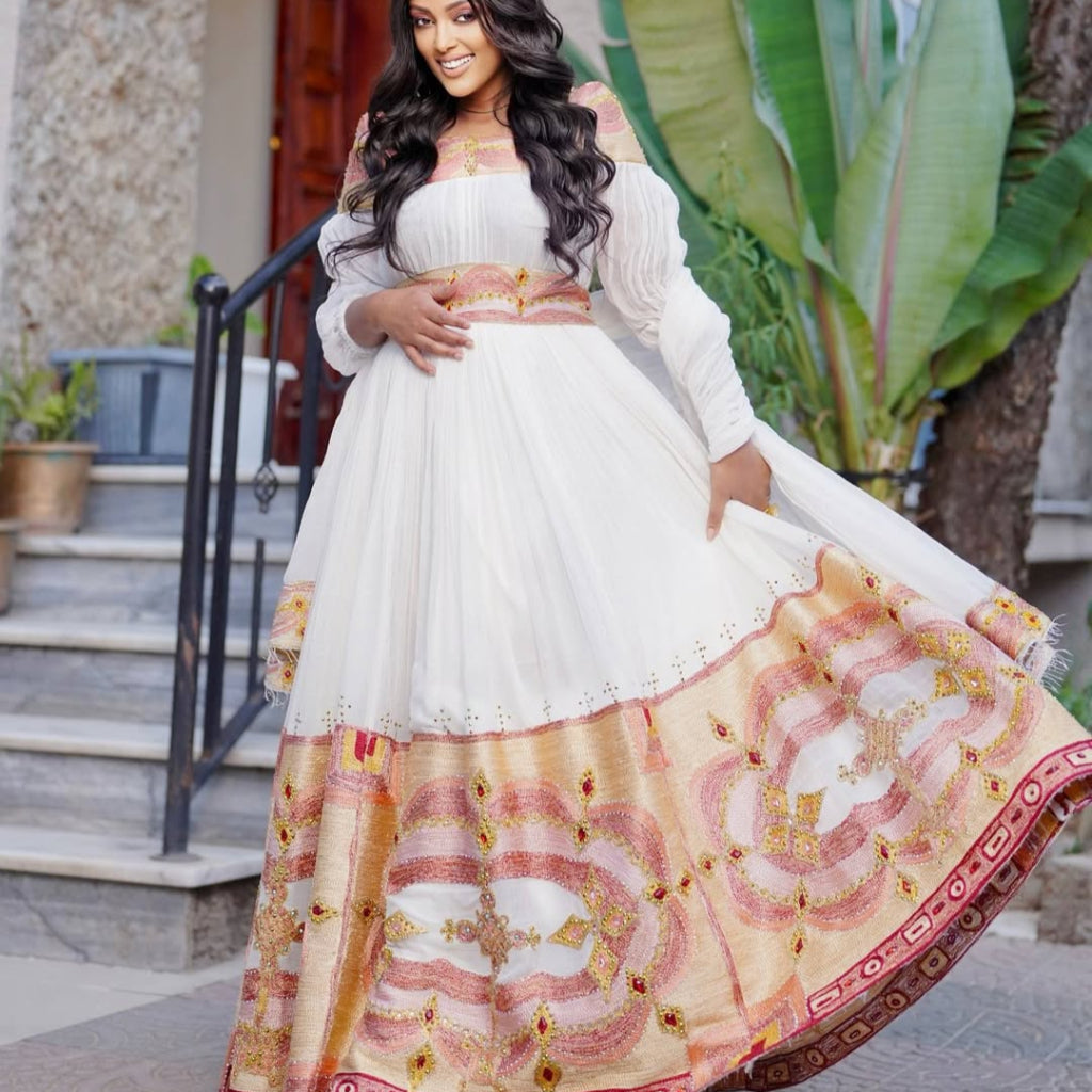 Serki Habesha Traditonal Dress