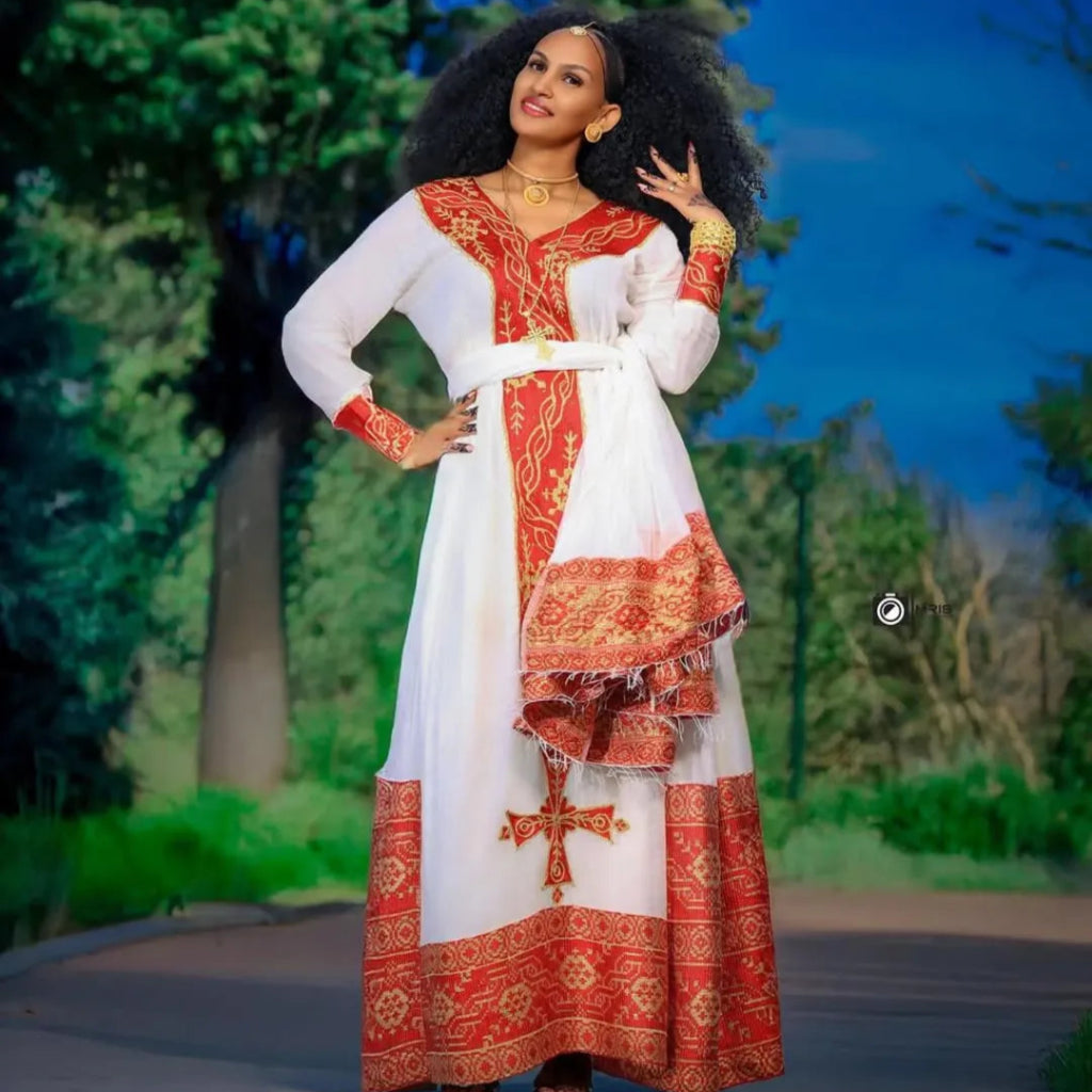 Tiblet Ethiopian Dress