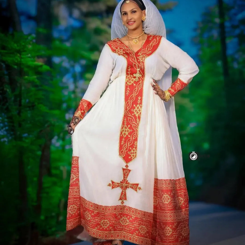 Tiblet Ethiopian Dress
