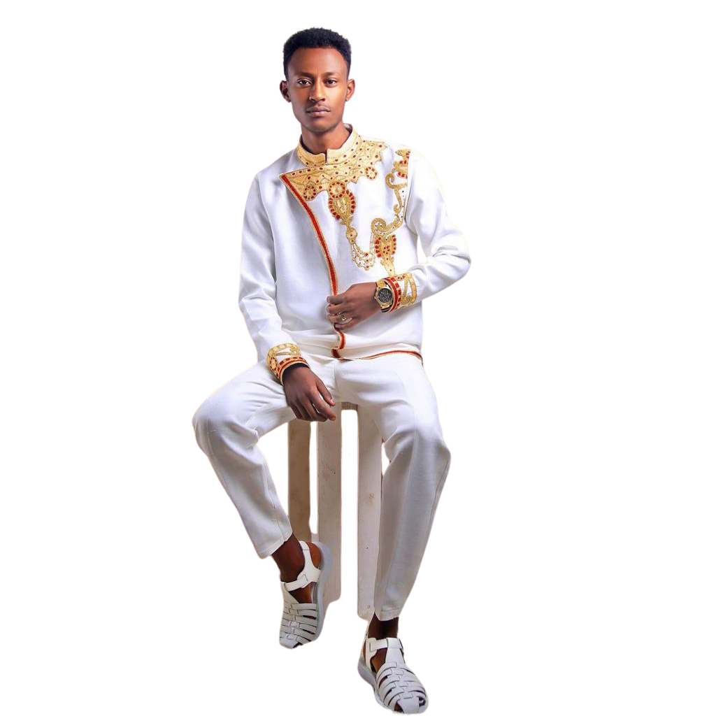 Ethiopian men cultural cloth