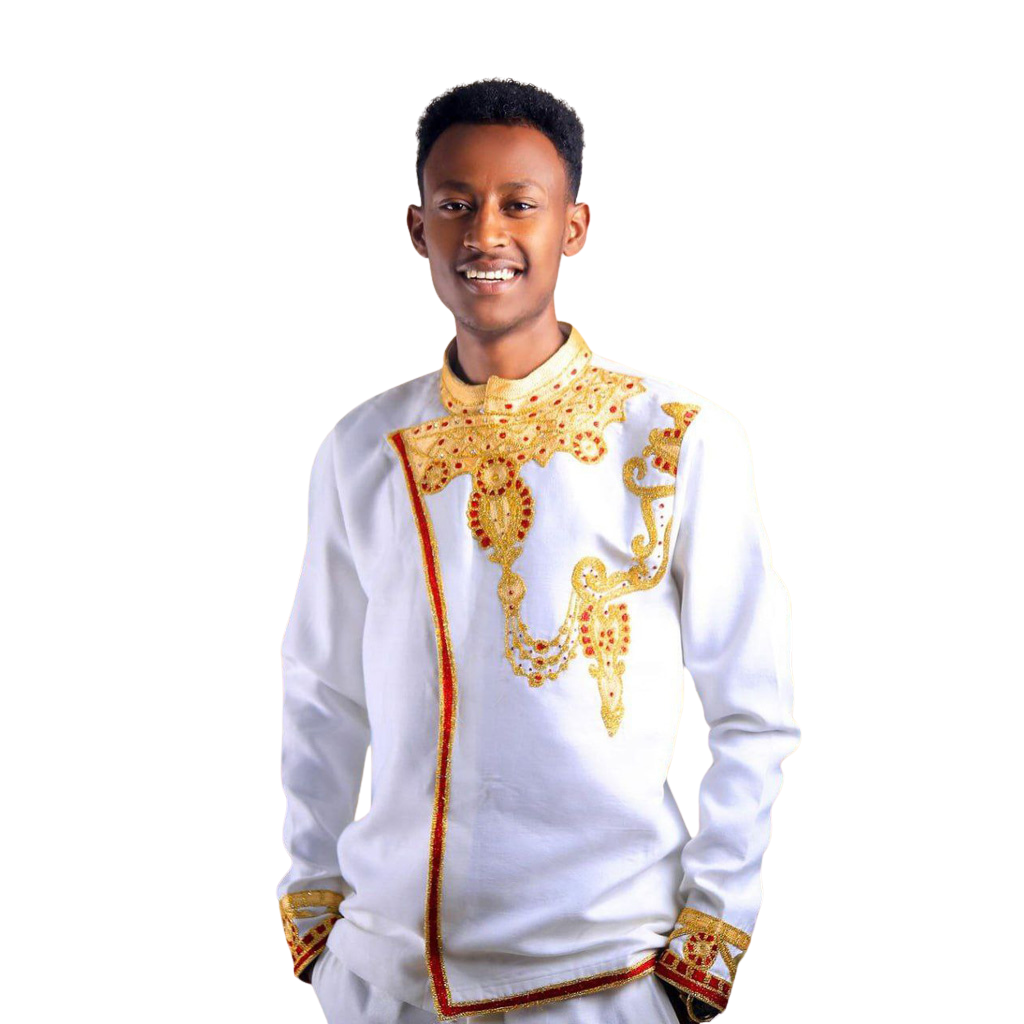 Ethiopian men coat traditional