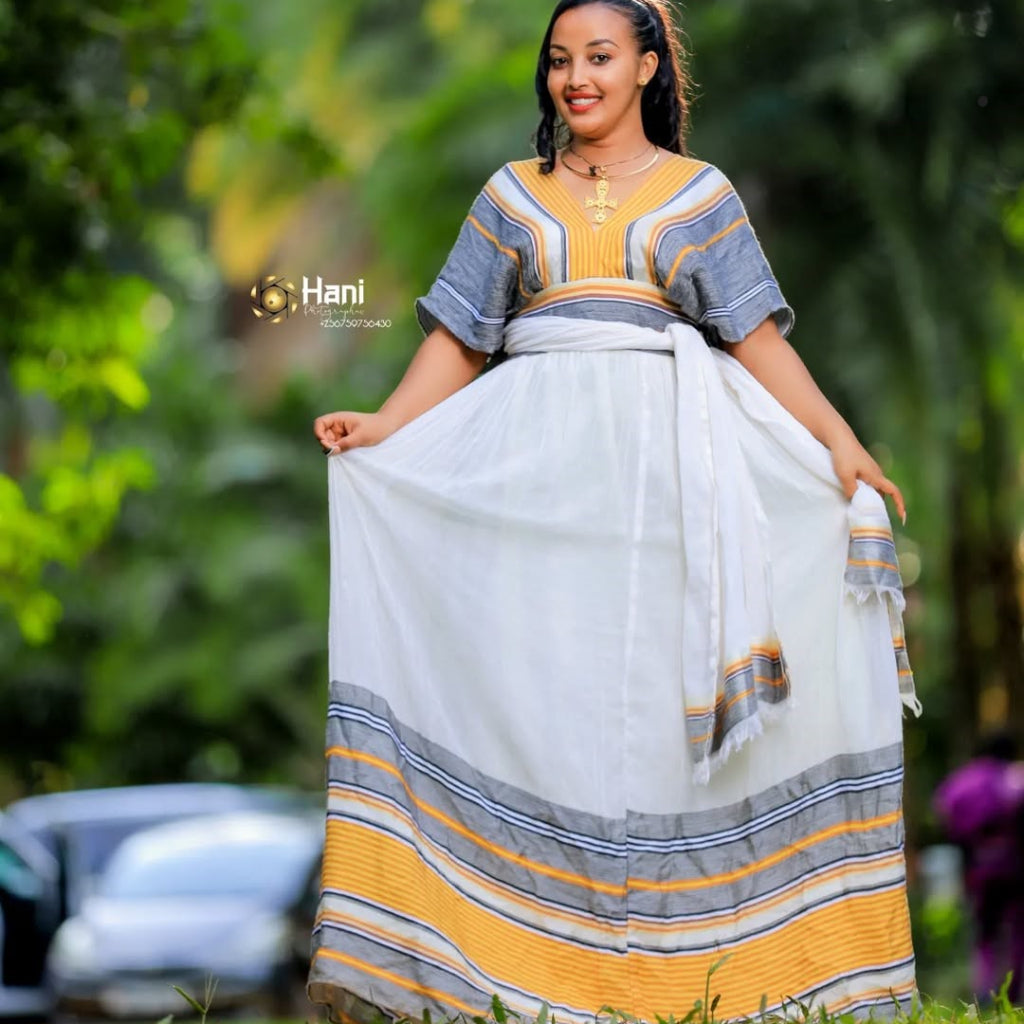 Wubit Habesha Dress - EthiopianClothing.Net