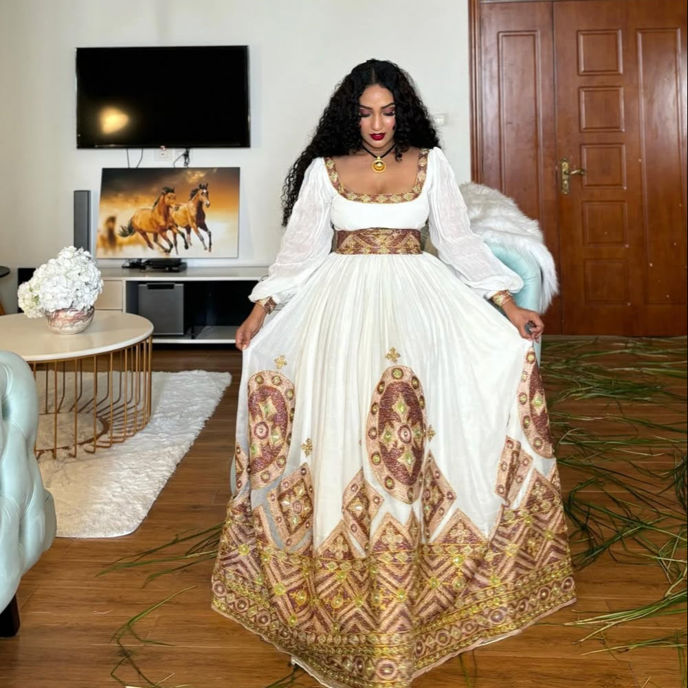 Ethiopian cultural dress for wedding