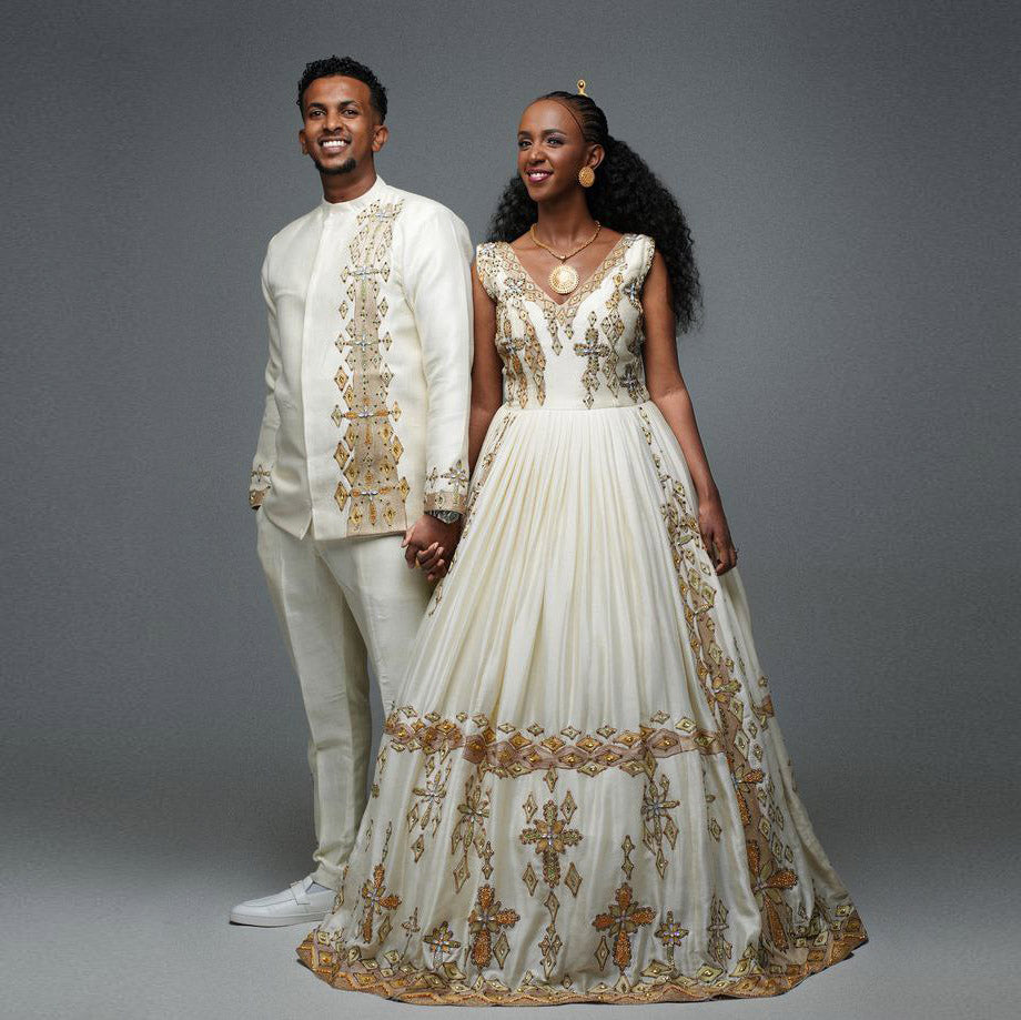 Modern Ethiopian Wedding Dress