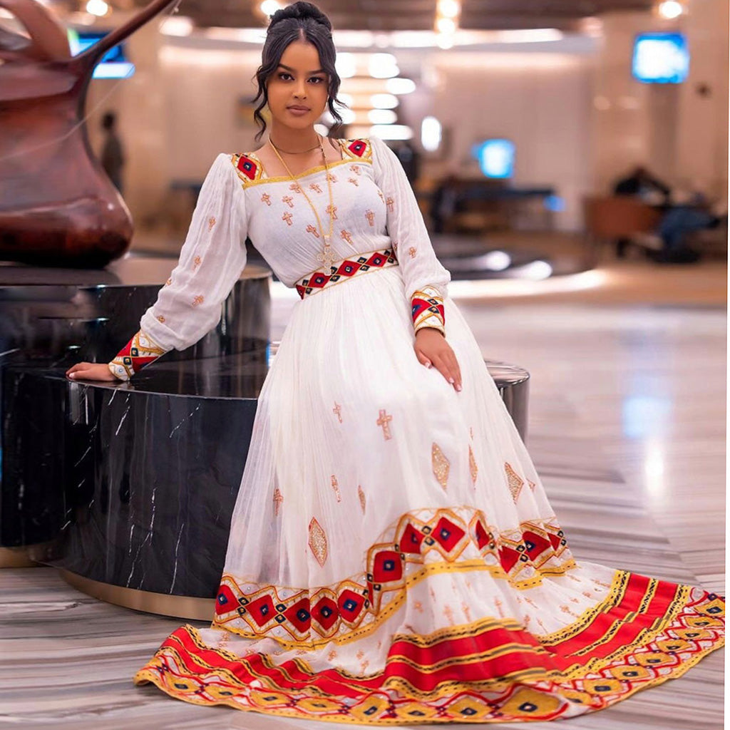 Fiyona Habesha Dress Custom Made Fiyona Habesha Dress Custom Made