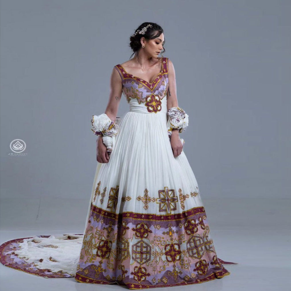 Wonchi Ethiopian Wedding Dress
