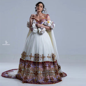Wonchi Ethiopian Wedding Dress