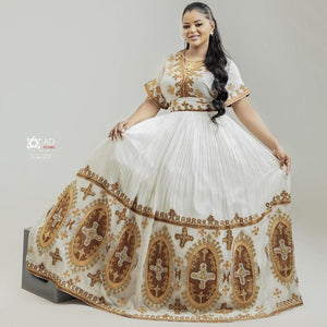 Lemlem Eritrean traditional wedding dress