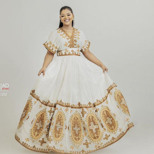 Lemlem Eritrean traditional wedding dress