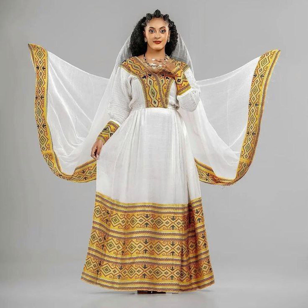 Baati Ethiopian Habesha Dress Custom Made Baati Ethiopian Habesha Dress Custom Made