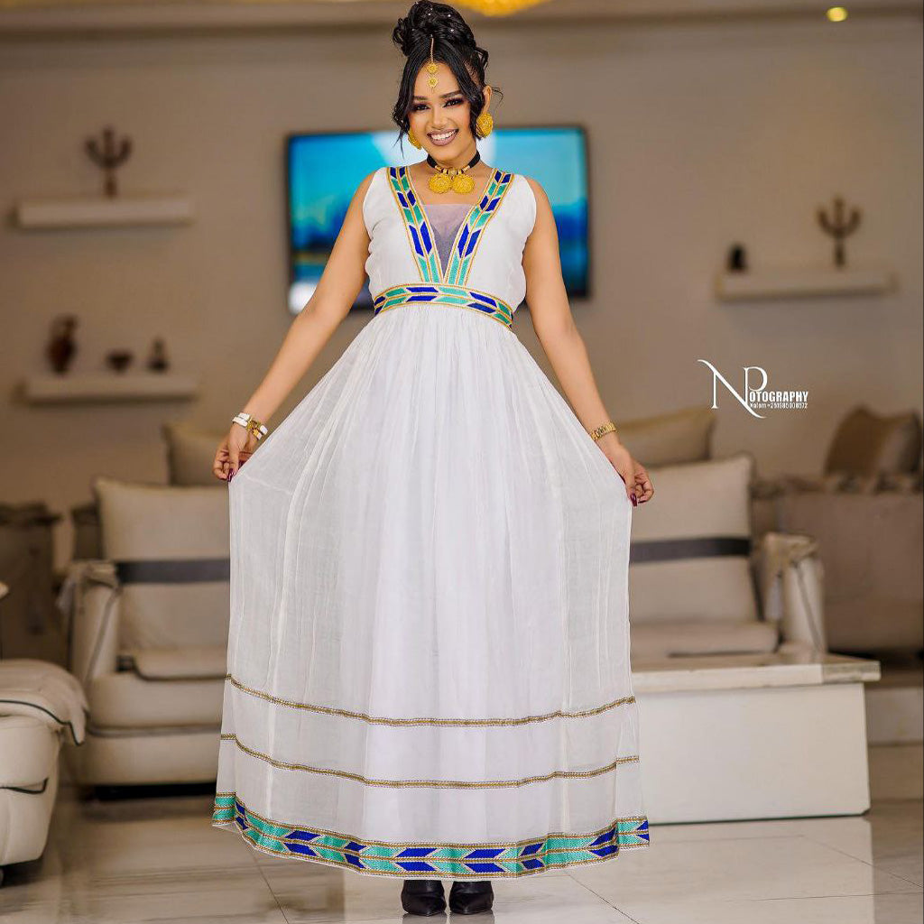 habesha modern dress Makeda Habesha Dress 2XL