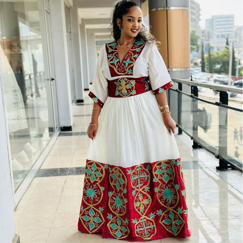 Traditional Ethiopian, Eritrean, Habesha Wedding Dresses ...