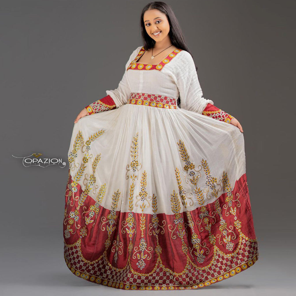 Cultural Ethiopian, Eritrean Habesha Wedding Dresses - EthiopianClothing.Net Cultural Ethiopian, Eritrean Habesha Wedding Dresses - EthiopianClothing.Net