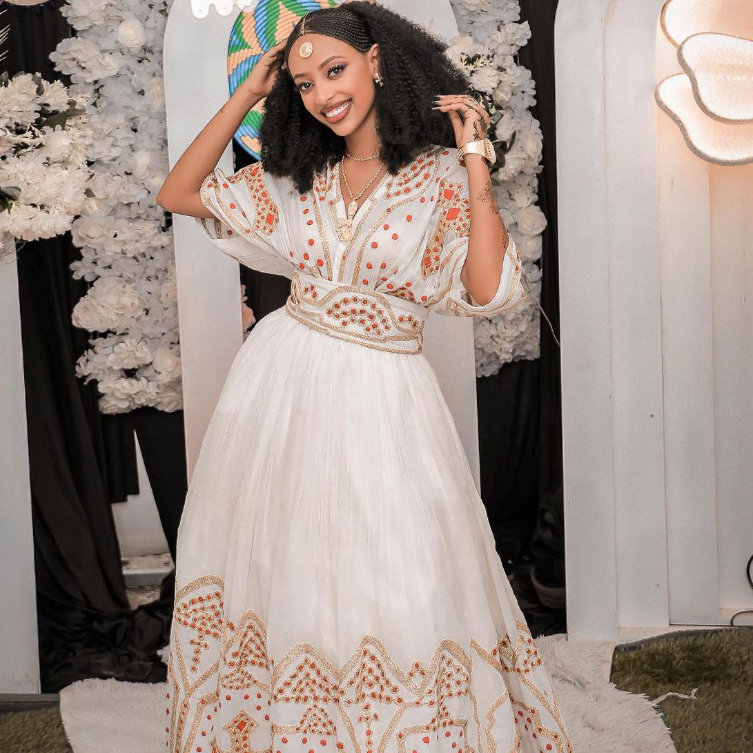 Cultural Ethiopian, Eritrean Habesha Wedding Dresses - EthiopianClothing.Net Cultural Ethiopian, Eritrean Habesha Wedding Dresses - EthiopianClothing.Net