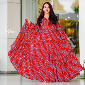 Jani Habesha Chiffon Dress