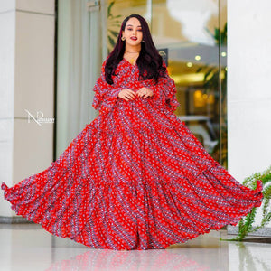 Jani Habesha Chiffon Dress