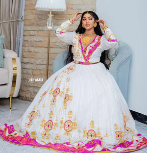 Sabrina Habesha Wedding Dress