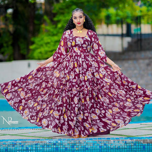 Charlotte Ethiopian Chiffon Dress