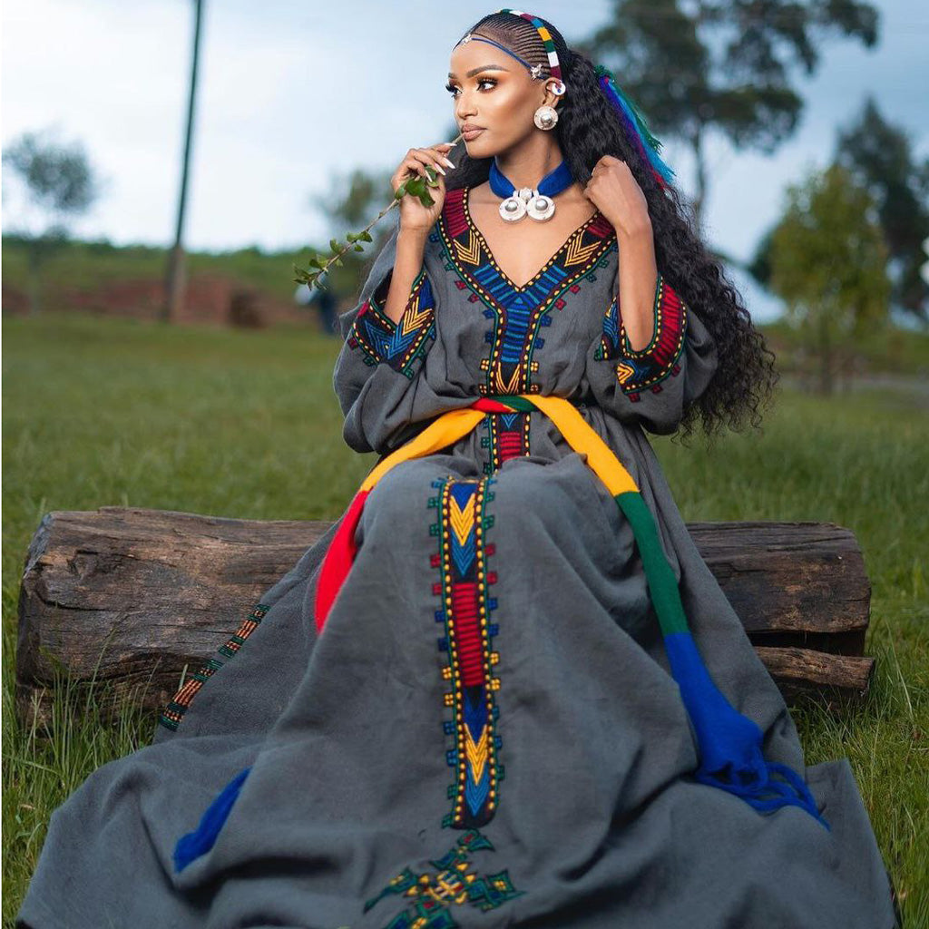 Areg Ethioian Habesha Dress 2XL Areg Ethioian Habesha Dress 2XL