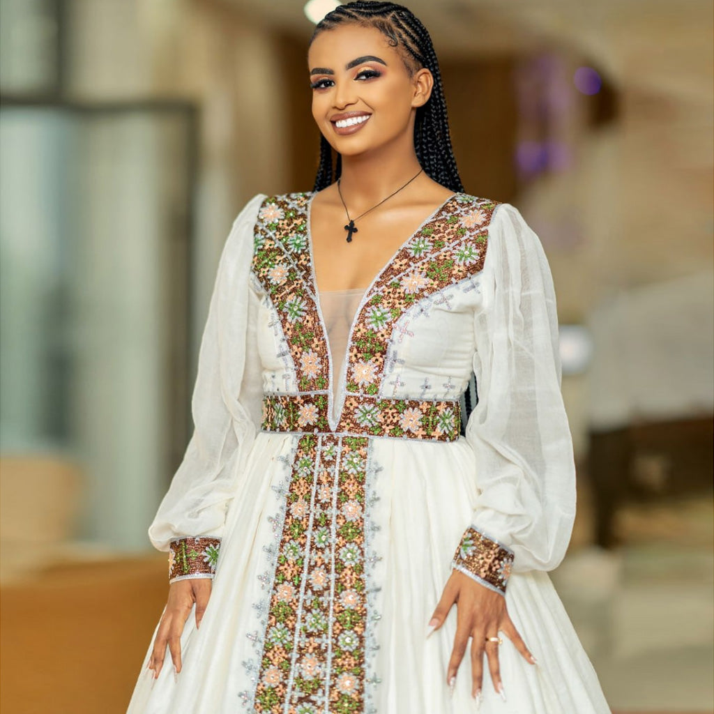 Adis Alem Ethiopian Wedding Dress