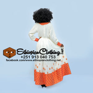 Bitanya Ethiopian traditional dress new style - Ethiopian Traditional Dress
