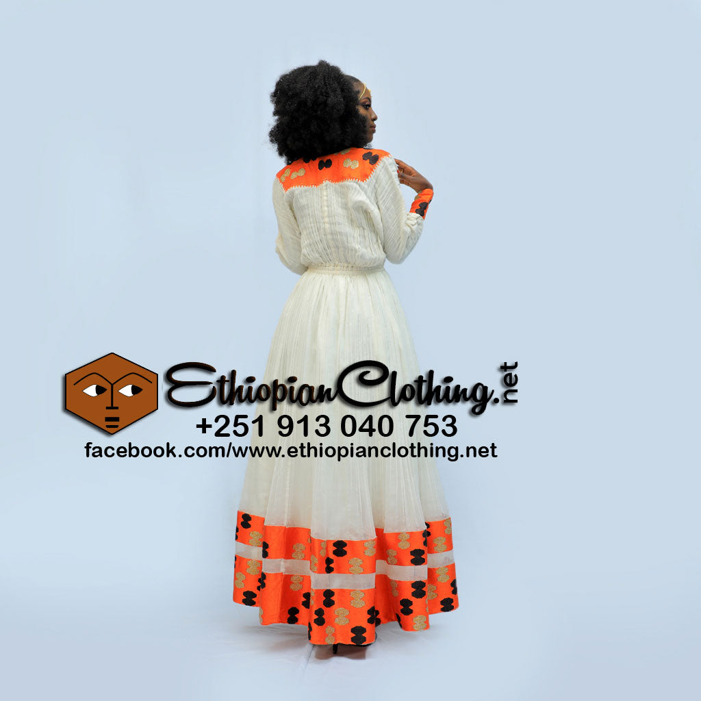 Readymade Tiringo Ethiopian Dress - Ethiopian Traditional Dress