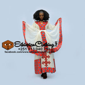 Emebet Ethiopian Dress - Ethiopian Traditional Dress