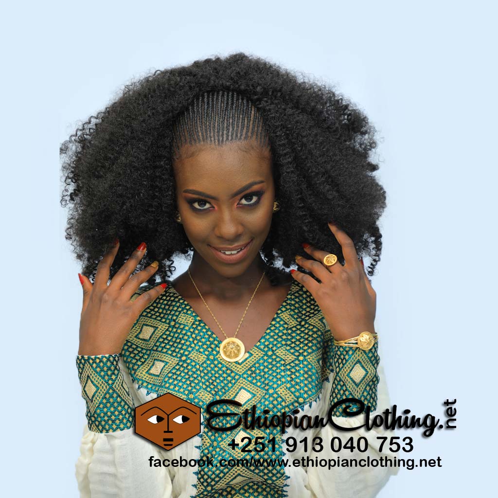 Readymade Chuchu Habesha kemis - Ethiopian Traditional Dress