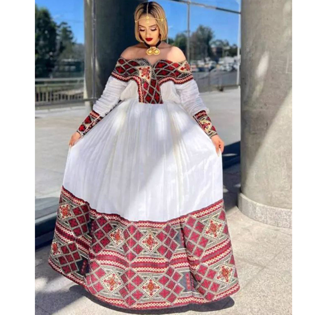 Ethiopia clothing -  Ethiopian wedding dress
